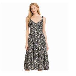 Rails Violet Black Floral Dress